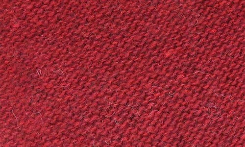 Portolano Crystal Embellished Cashmere Fingerless Gloves In Red