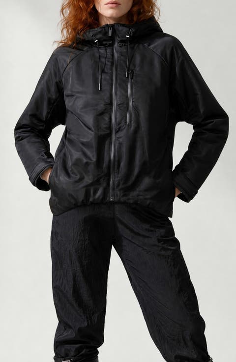 Audrina Water Resistant Hooded Jacket