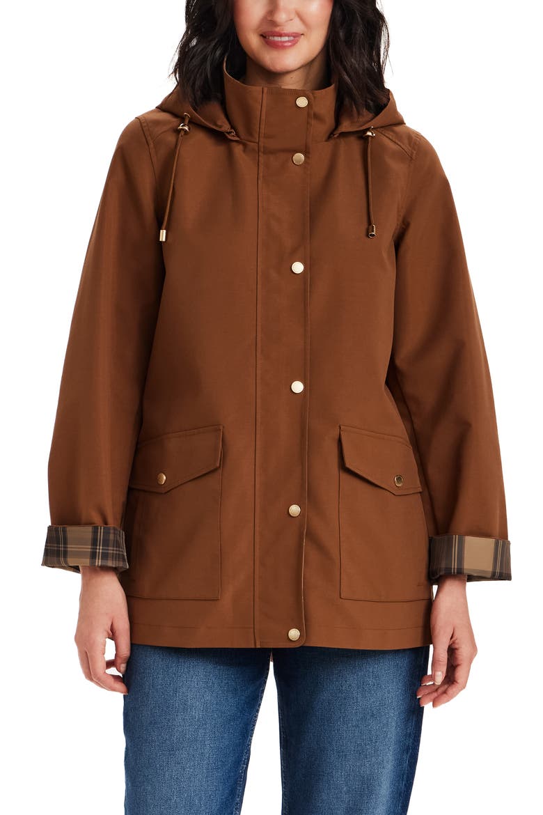 Water Resistant Rain Coat, Main, color, TOBACCO