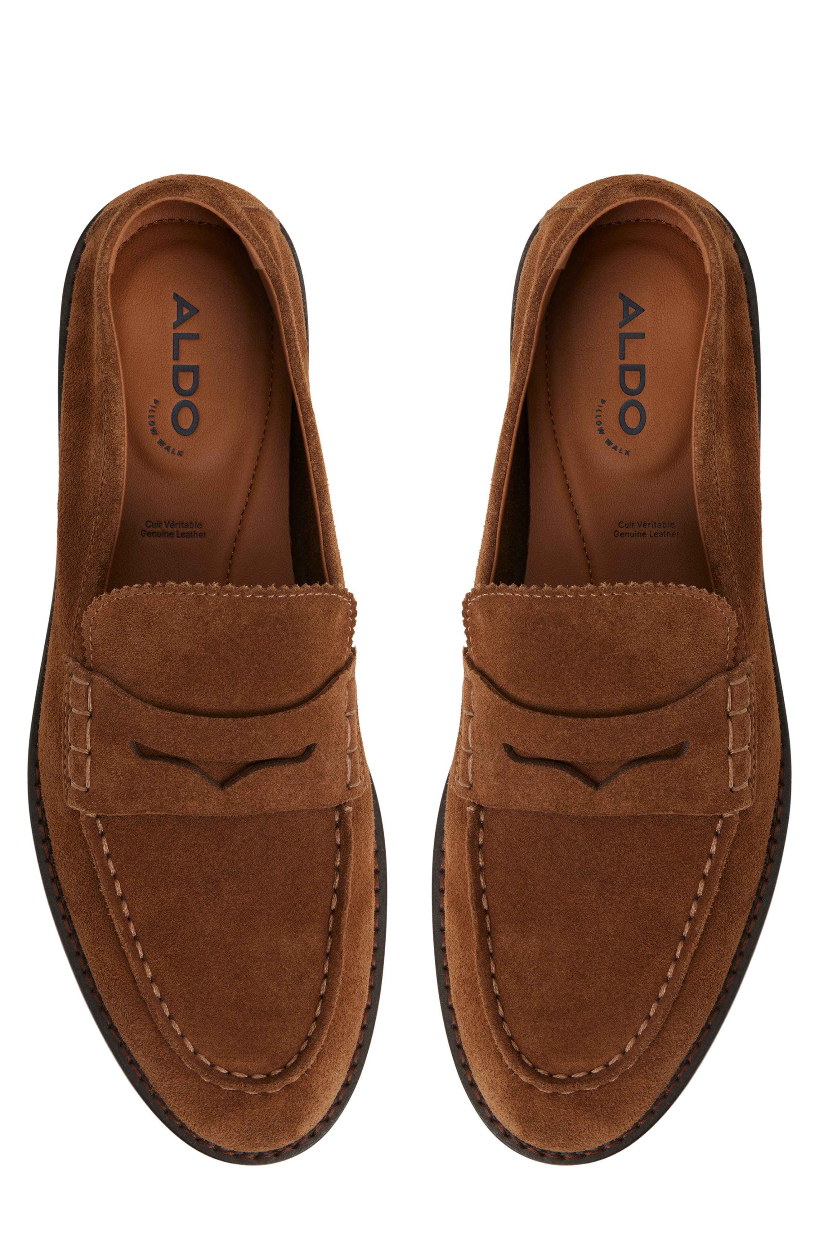 ALDO Melville Penny Loafer, Alternate, color, Cognac