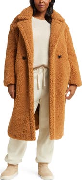 UGG® Gertrude Double Breasted Teddy Coat