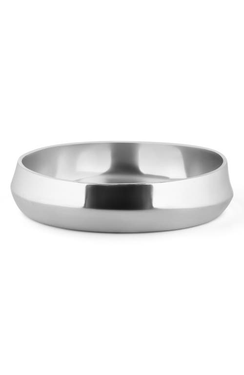 Nambe Symphony Low Bowl In Silver