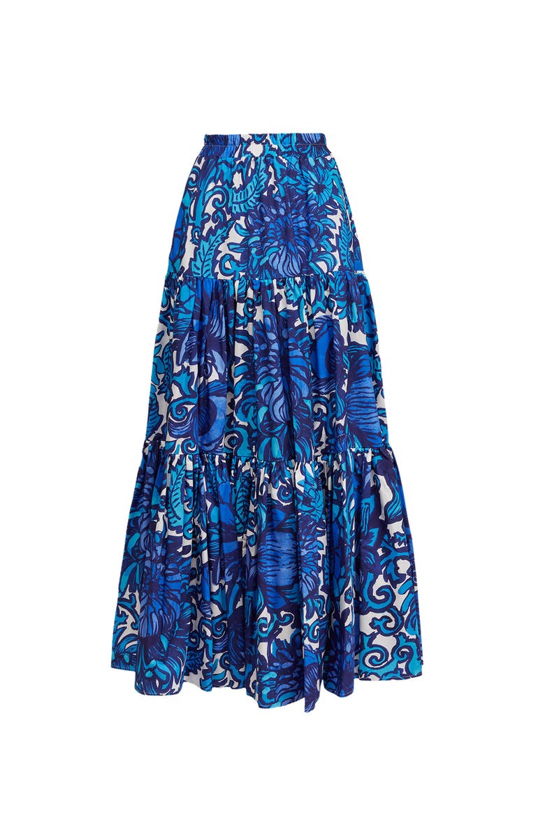 La DoubleJ Big Skirt Anemone Blue, Alternate, color, Anemone Blue