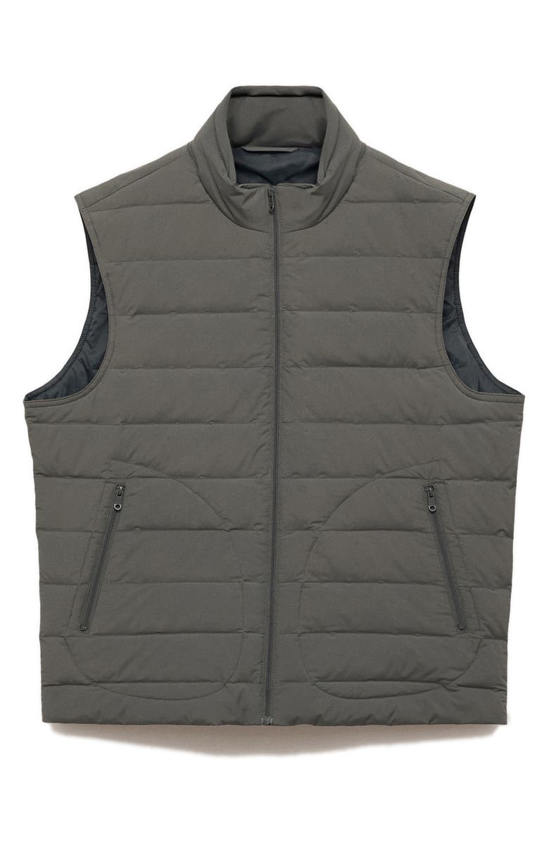 MANGO Quilted Down Vest, Alternate, color,