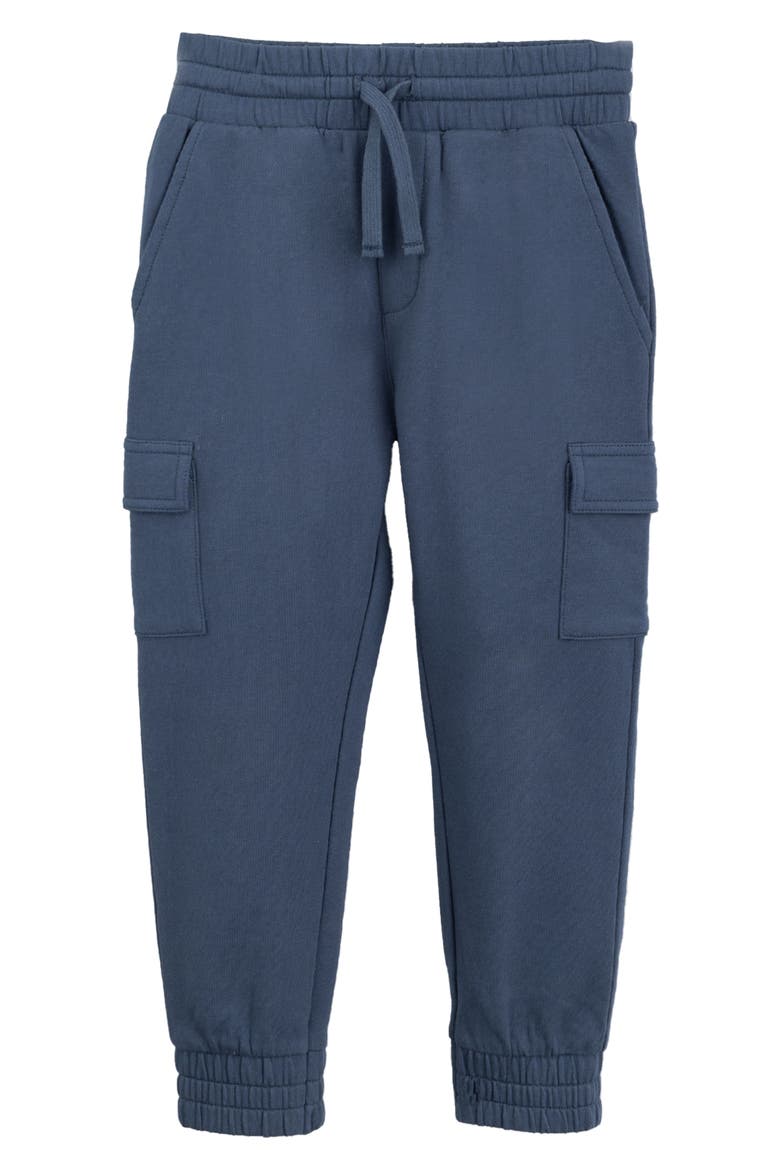 Kids' Stretch Organic Cotton Joggers, Main, color, 602 DARK BLUE