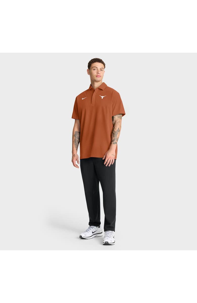 Nike Men's Nike Burnt Orange Texas Longhorns 2025 Coaches Sideline Polo, Alternate, color, Burnt Orange