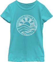 Lost Gods Girl's Lost Gods Happiness In Waves Graphic T-Shirt