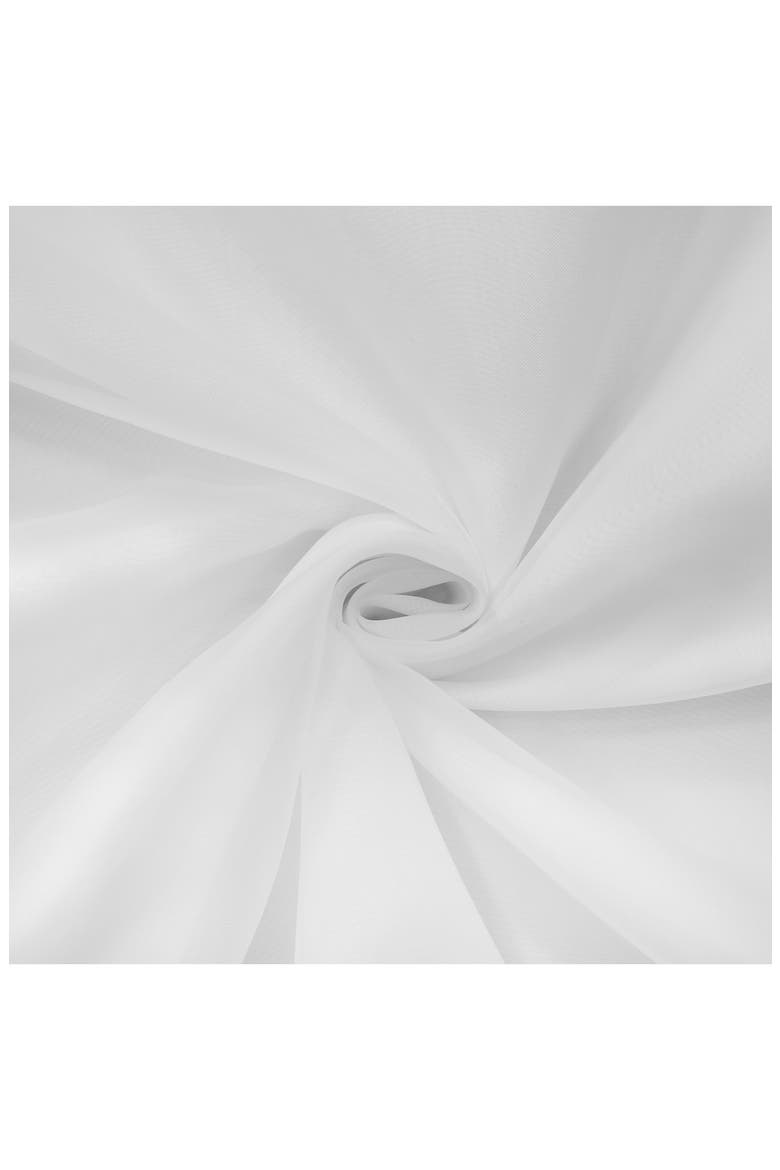 Single Indoor Curtain Panel, Alternate, color, WHITE