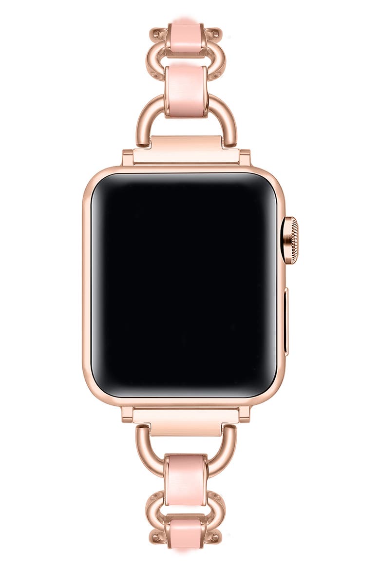 Lottie Apple Watch Watchband, Alternate, color, ROSE GOLD/ BLUSH
