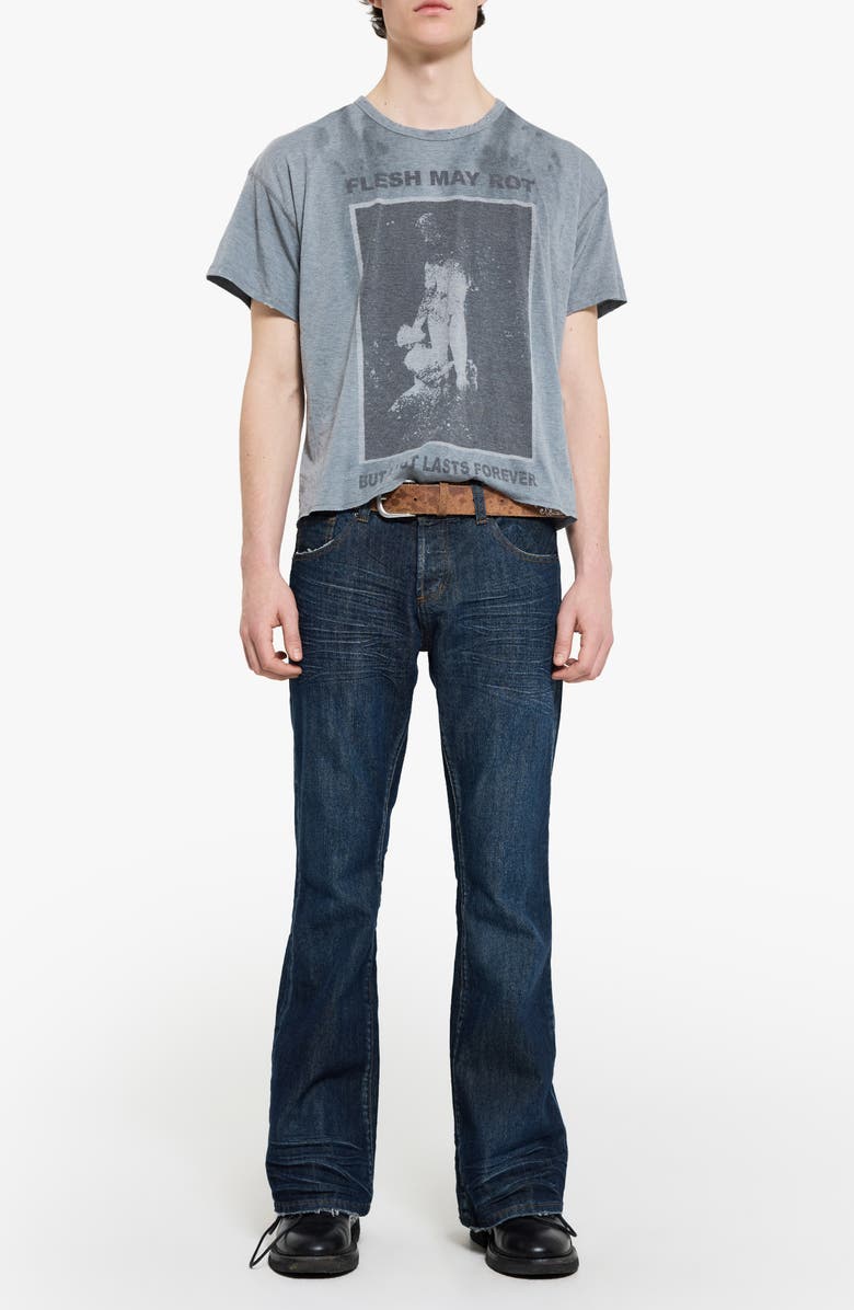 JADED LONDON Flesh May Rot Graphic T-Shirt, Alternate, color, Grey