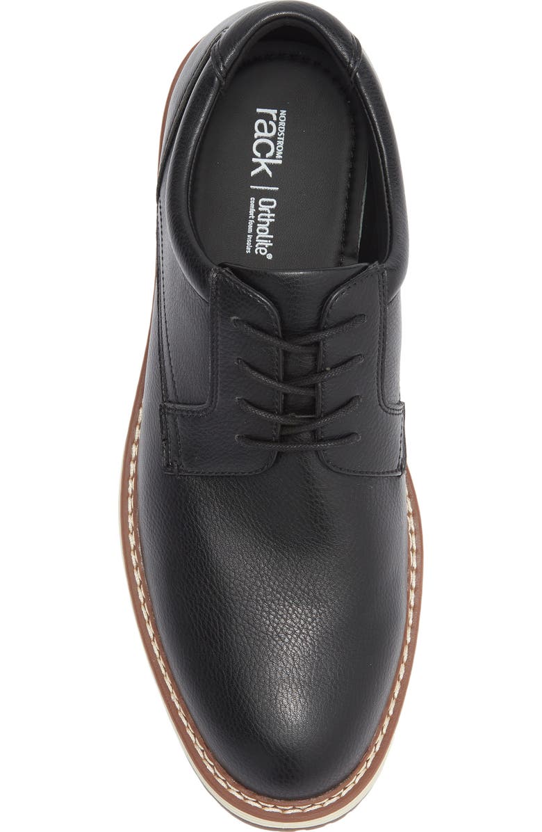 NORDSTROM RACK Sven Plain Toe Derby, Alternate, color, Black