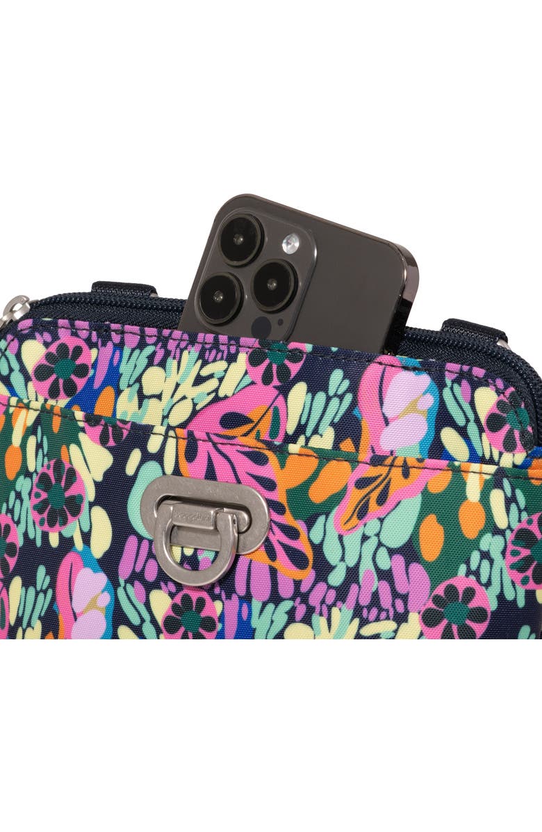 BAGGALLINI Coastal Flip Lock Mini Crossbody, Alternate, color, Paradise Print