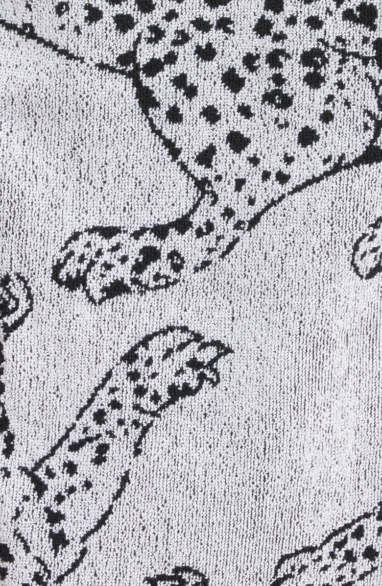 Desmond & Dempsey Print Terry Cloth Robe, Alternate, color, 