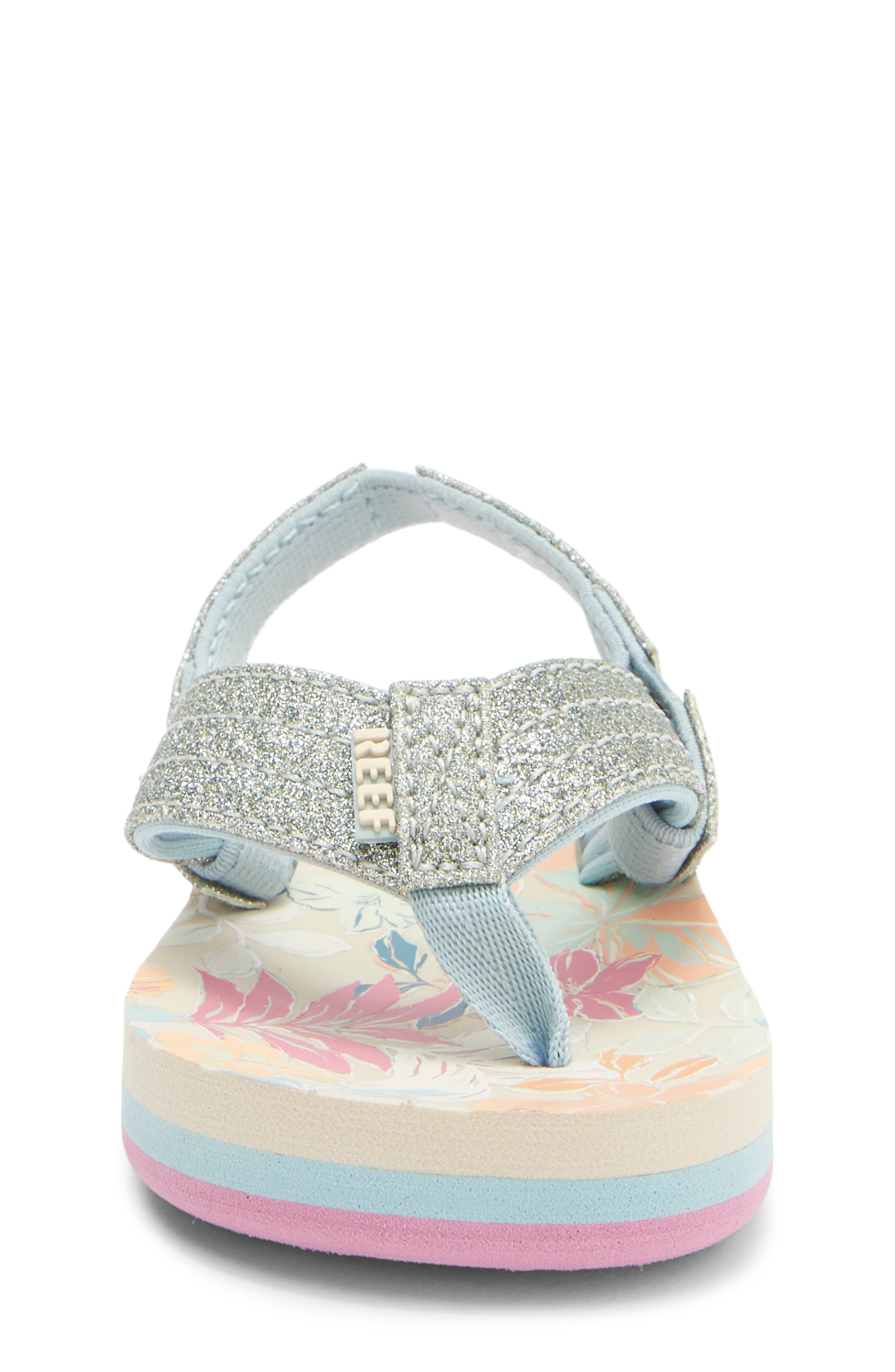 Reef Kids' Little Ahi Flip Flop Sandal, Alternate, color, Tropical Floral