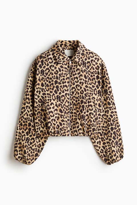 Oversized Bubble-hem Jacket