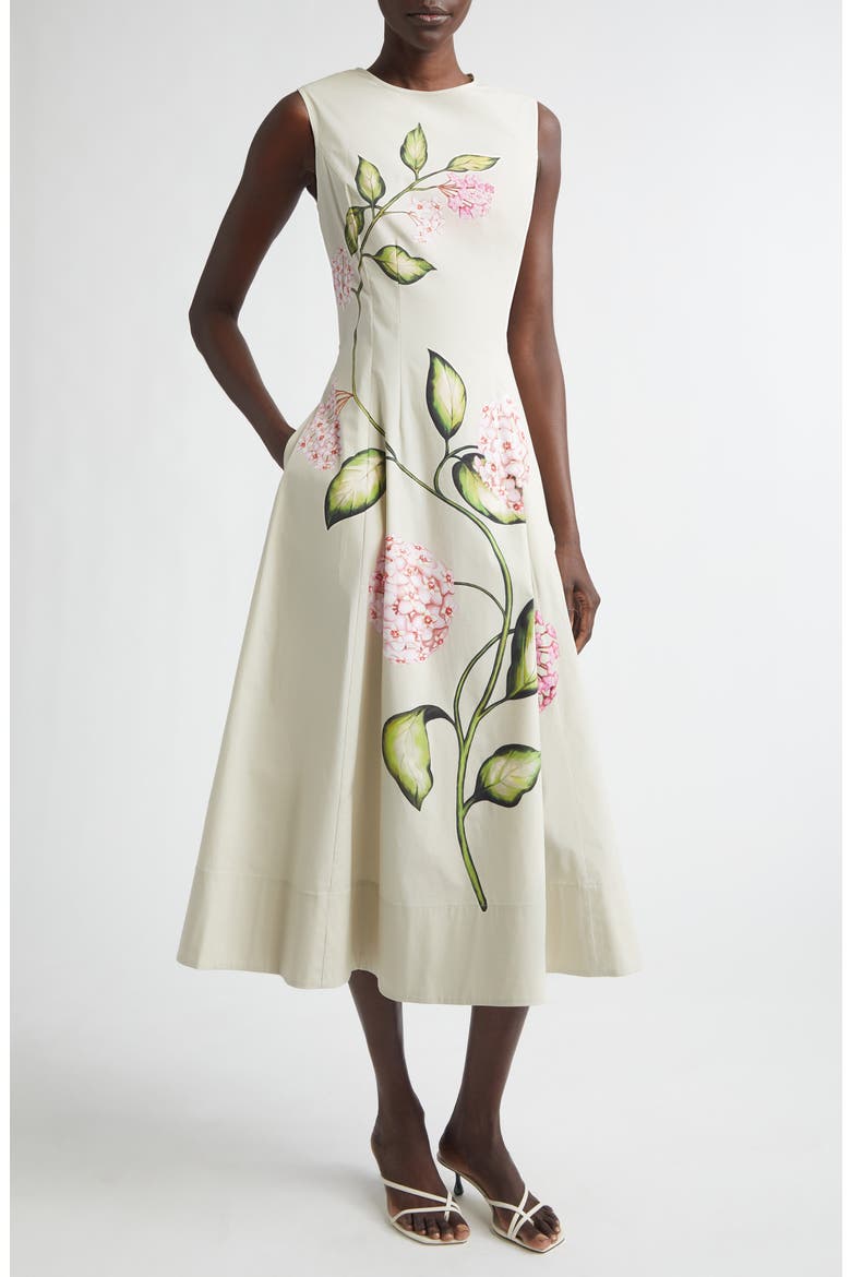 poplin a line dress Weekend Max Mara | Woman - Cotton-poplin A-line dress - Navy