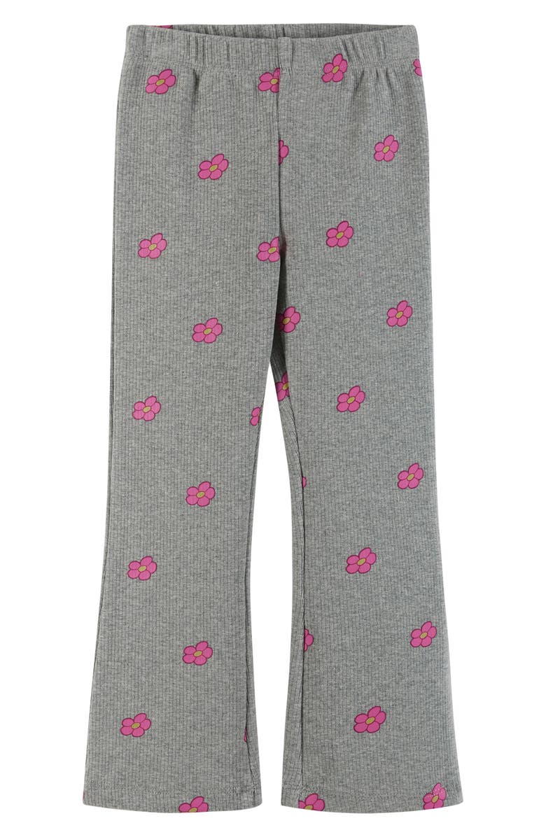 Andy & Evan Kids' SpongeBob SquarePants<sup>™</sup> Faux Fur Sweatshirt & Rib Leggings Set, Alternate, color, Pink Hearts