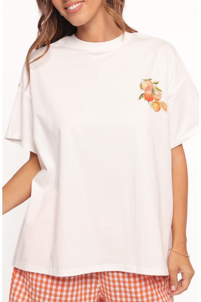 Emilia T-Shirt & Shorts, Alternate, color, APEROL ORANGE