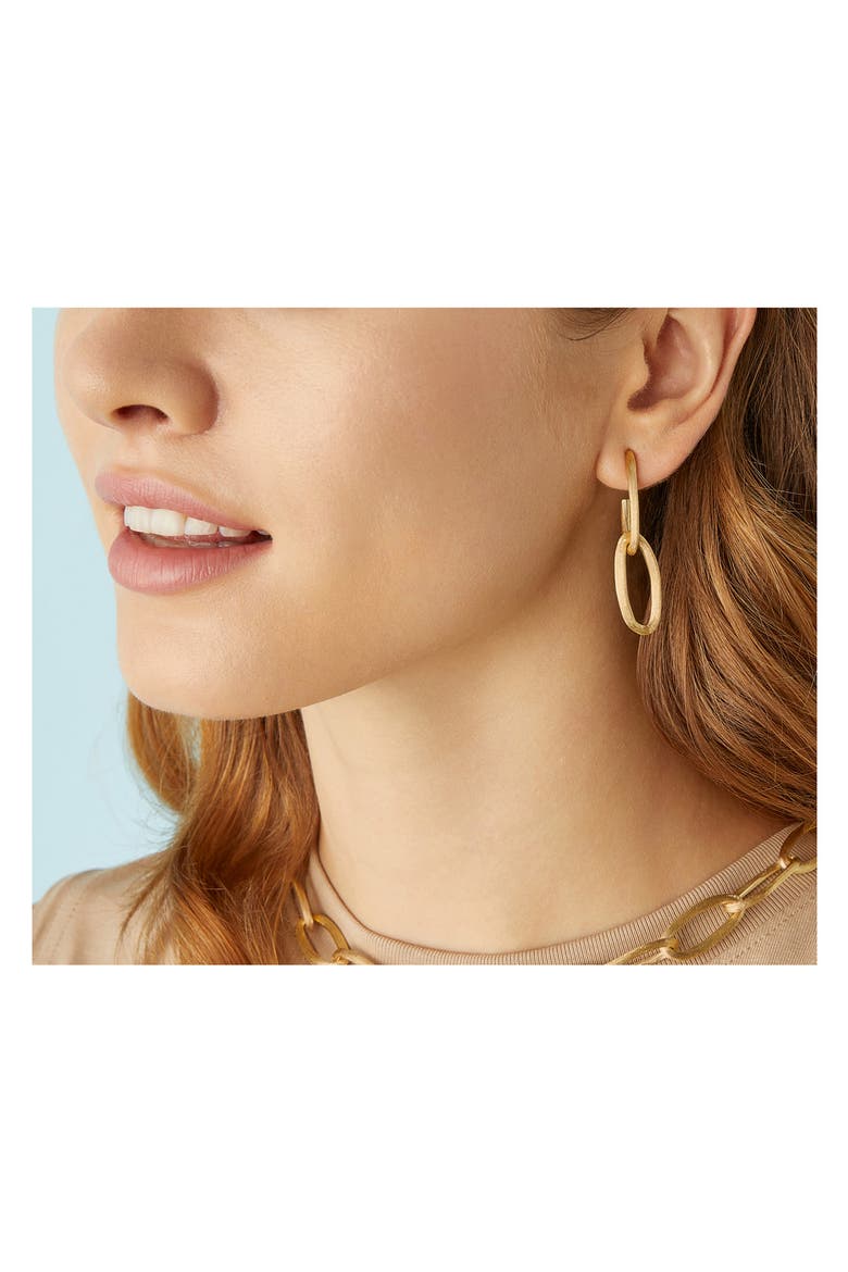 Jaipur Double Link Earrings, Alternate, color, YELLOW GOLD