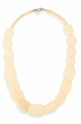 Pebble Beaded Necklace