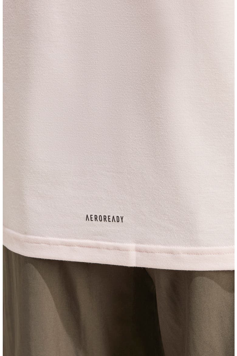 Designed 4 Training AEROREADY Workout T-Shirt, Alternate, color, SANDY PINK MELANGE