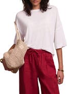 MINT VELVET Linen Blend Boxy T Shirt