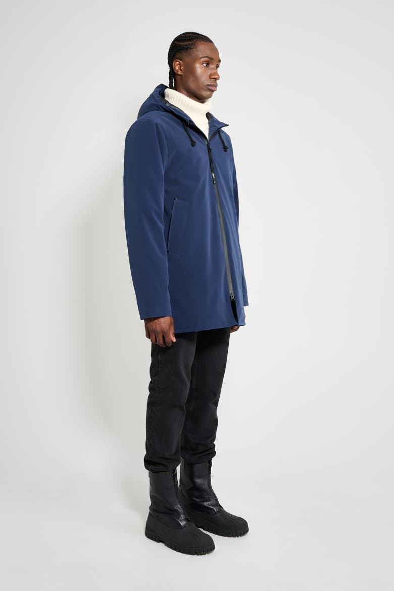 Stockholm Matte Winter Coat, Alternate, color, Navy