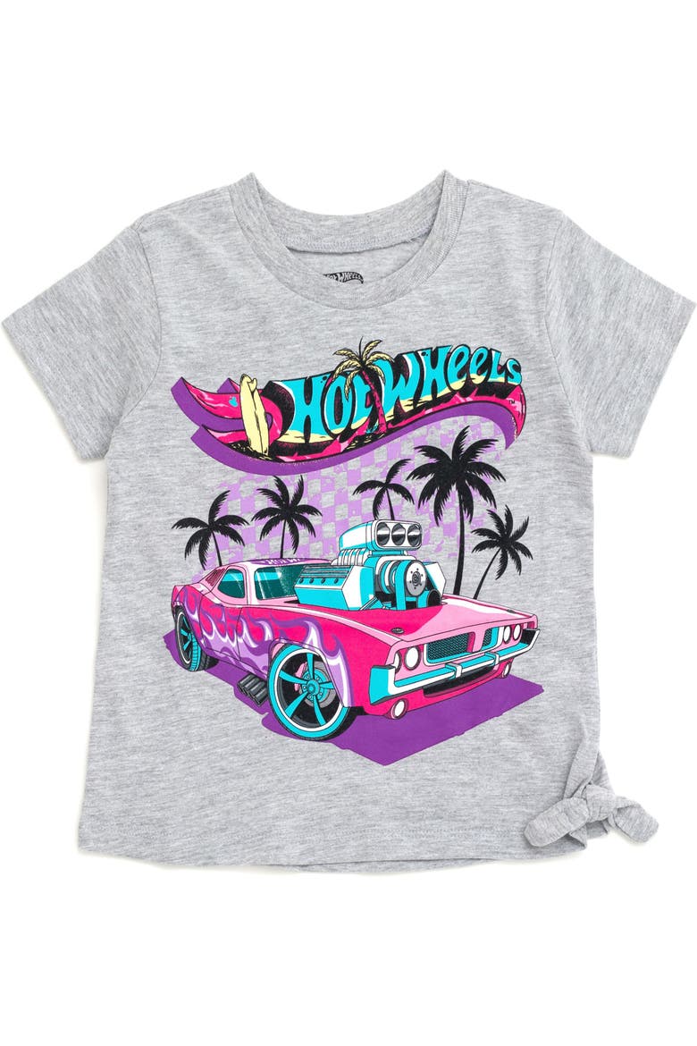 Girls' 2-Pack Racing T-Shirts, Alternate, color, Pink Heather Gray