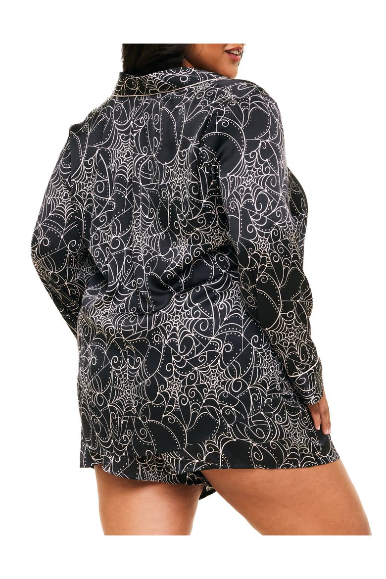 Sammi Pajama Set, Alternate, color, Novelty black