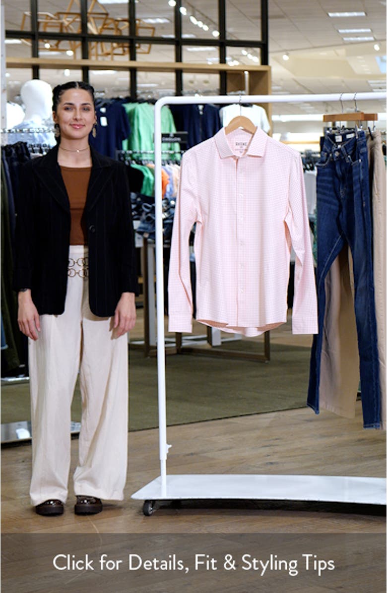 State of Mind Check Slim Fit Button-Up Shirt, sales video thumbnail