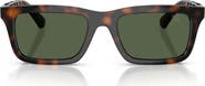 Burberry 53mm Polarized Rectangular Sunglasses
