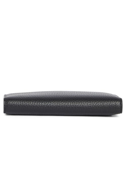 Kate Spade New York Taylor Pebbled Leather Slim Wallet In Black