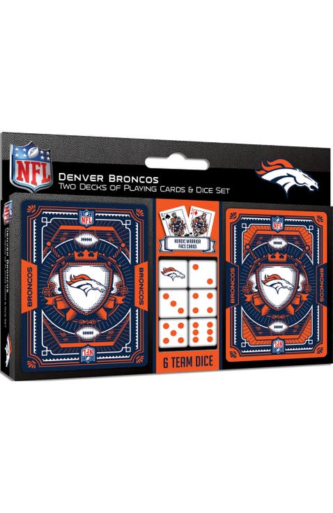 Denver Broncos Playing Cards & Dice
