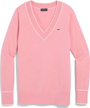 vineyard vines Heritage Tipped V-Neck Sweater