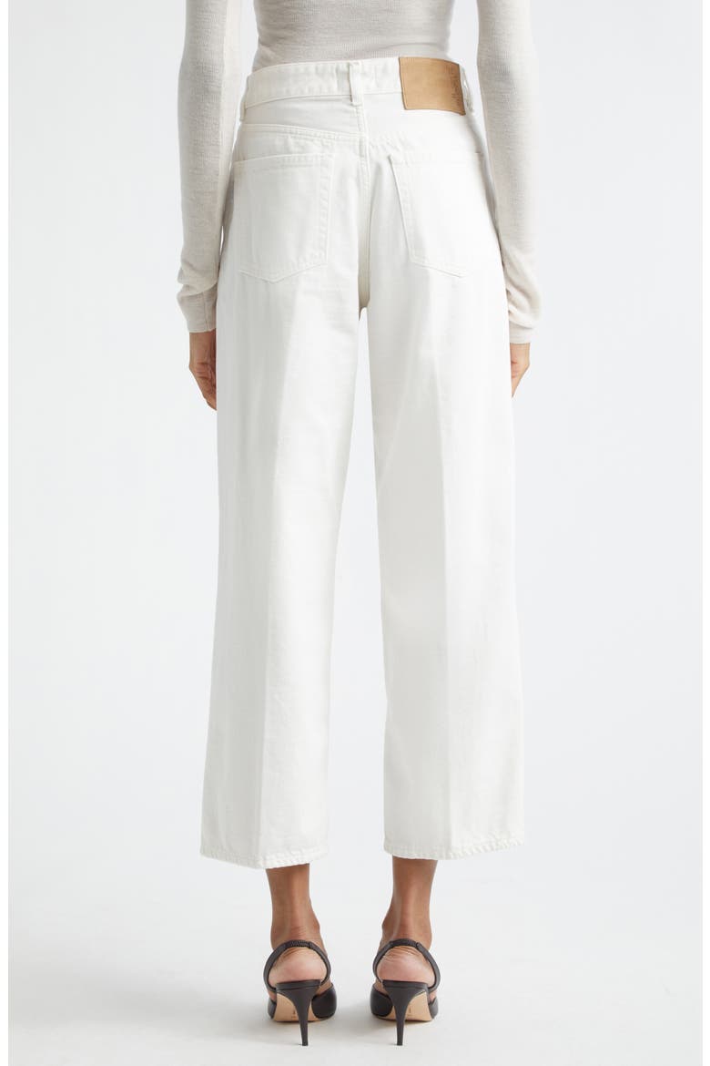 Betty Bull Straight Leg Jeans, Alternate, color, OFF WHITE