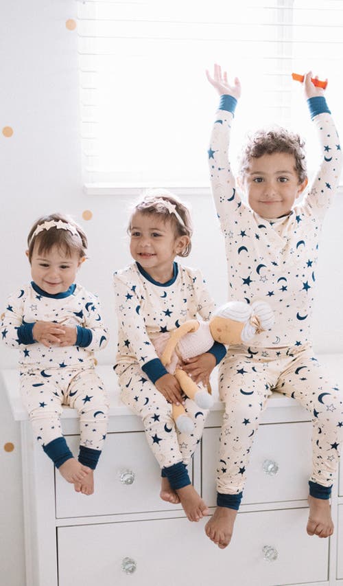 Everly Grey Emerson Fitted Long Sleeve 2-piece Pajamas In Multi