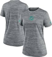 Nike Women's Nike Gray Miami Dolphins Sideline Velocity Dri-FIT T-Shirt