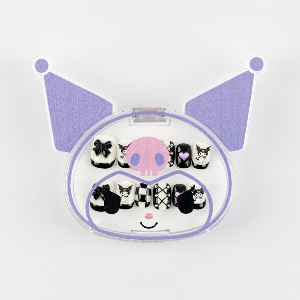 3h Nails Kuromi 3d Luxury Handmade Press-on Nails In Multi