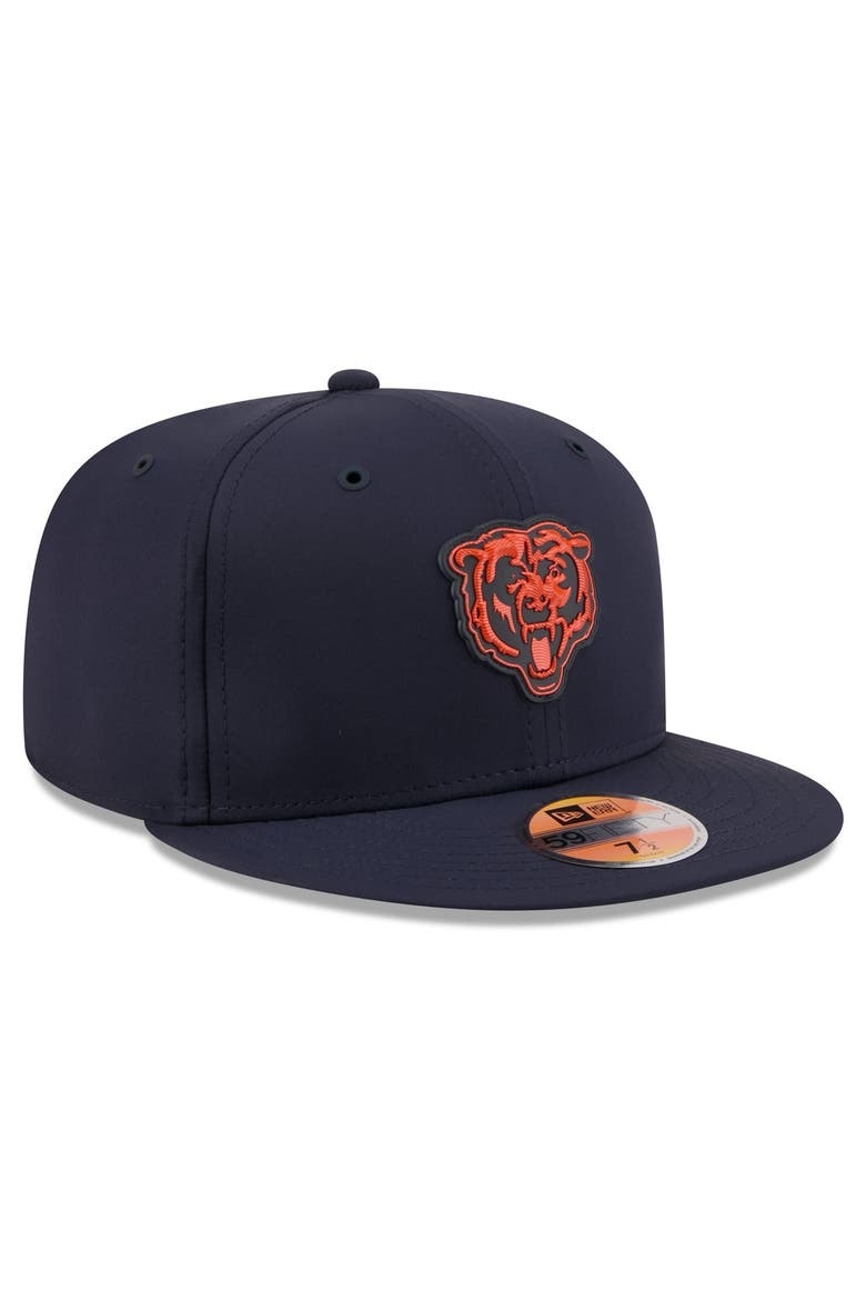 Men's New Era Navy Chicago Bears 2026 Sideline 59FIFTY Fitted Hat, Alternate, color, Navy