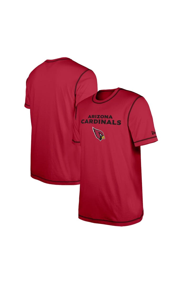 New Era Men's New Era Cardinal Arizona Cardinals Third Down Puff Print T-Shirt, Main, color, Cardinal
