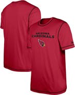 New Era Men's New Era  Cardinal Arizona Cardinals Third Down Puff Print T-Shirt