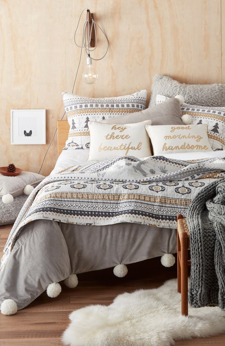 NORDSTROM AT HOME Grand Cable Throw, Alternate, color,