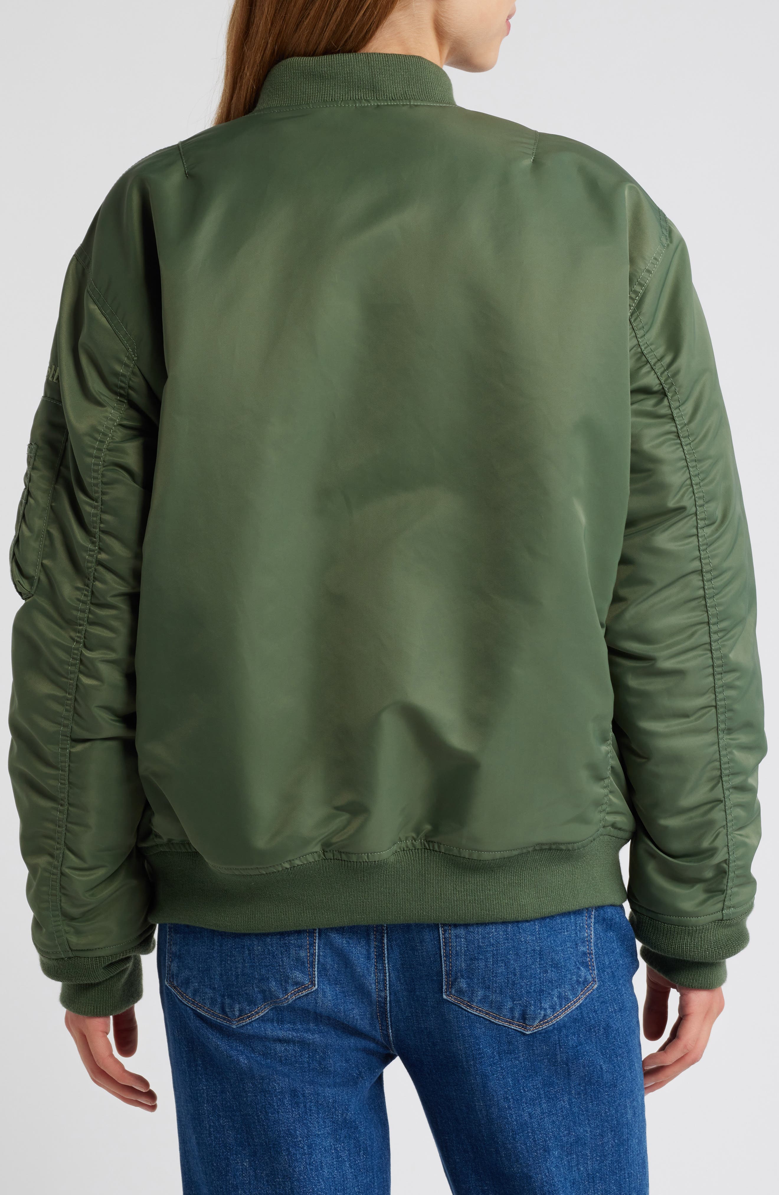 Nylon MA-1 Flight Jacket - image 4