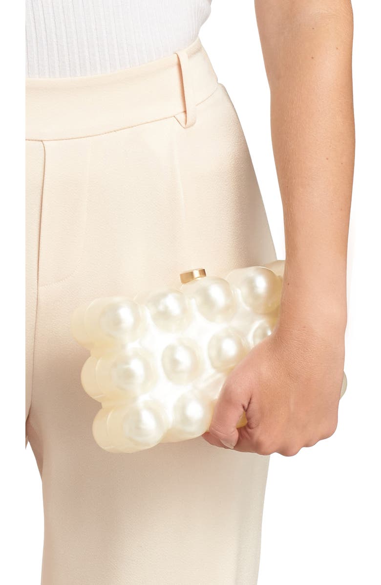 Cult Gaia The Bubble Acrylic Box Clutch, Alternate, color,