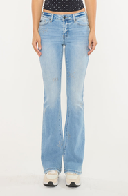 KanCan Estrella Mid Rise Flare Jeans