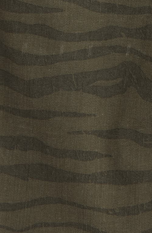 Joe's Kids' Print Raw Hem Shorts In Olive
