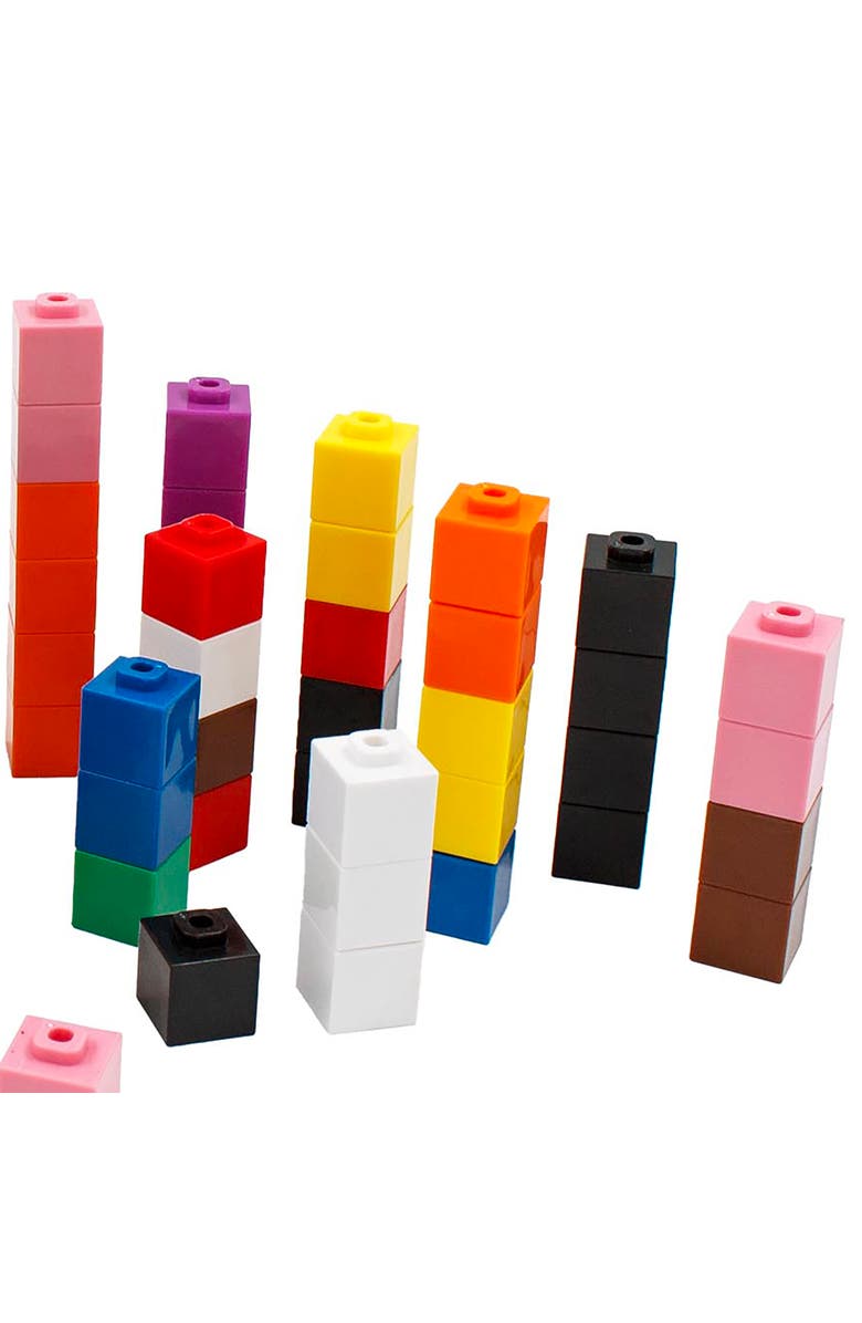 Junior Learning Pack Of 100 Multicolored Mathcubes, Alternate, color, Multicolored