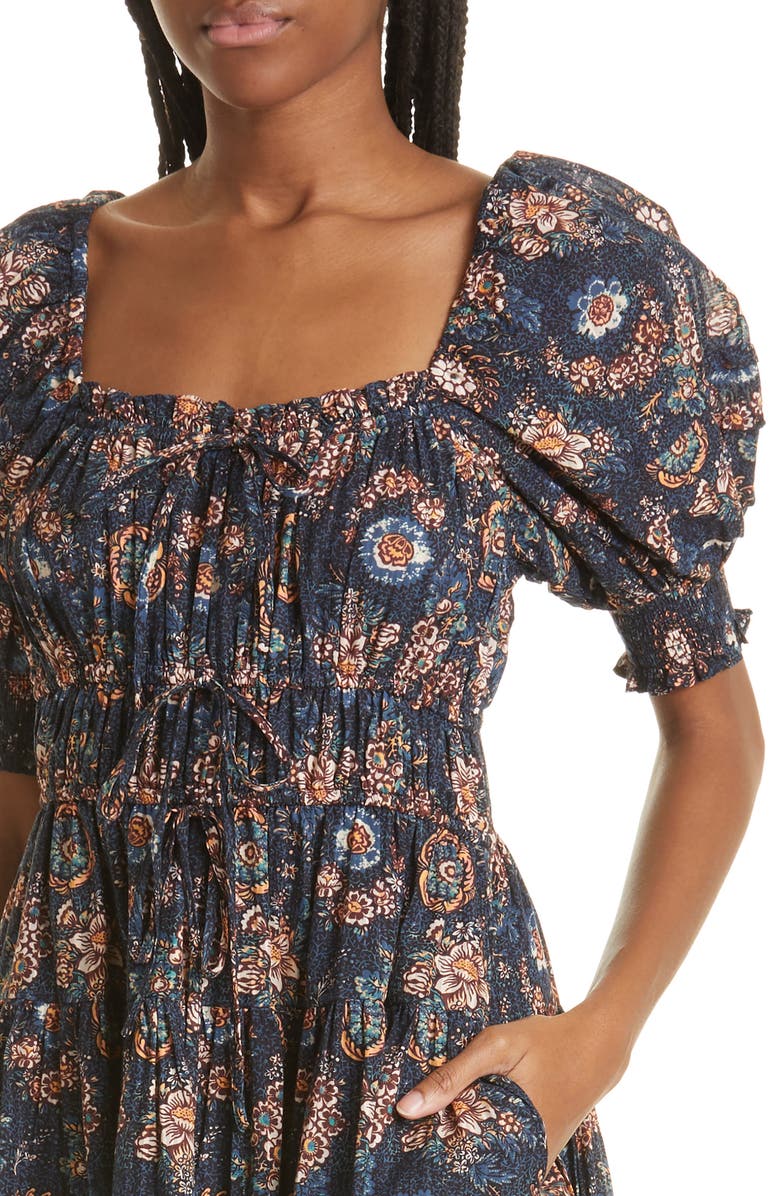 Ulla Johnson Juniper Floral Minidress, Alternate, color,