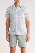 Bonobos Kenria Floral Slim Fit Short Sleeve Stretch Cotton Button-Up Shirt