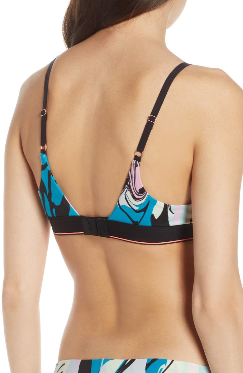 Stance Jenny Twisted Triangle Bralette, Alternate, color, 